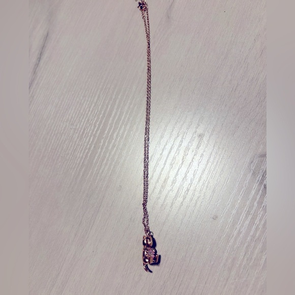 CreaMint sakura  Gold and Pink Pendant Necklace,Steel
with gold plated - Picture 6 of 8